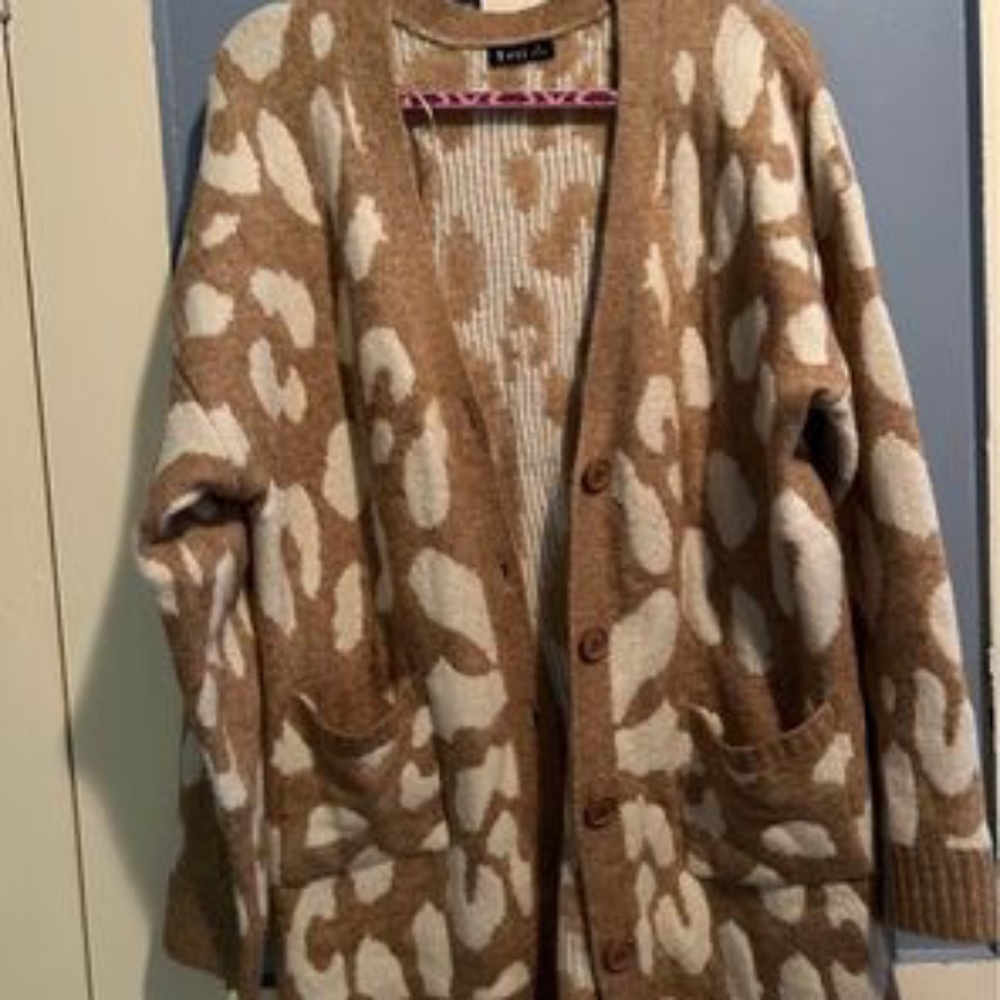 Cheetah Print Sweater